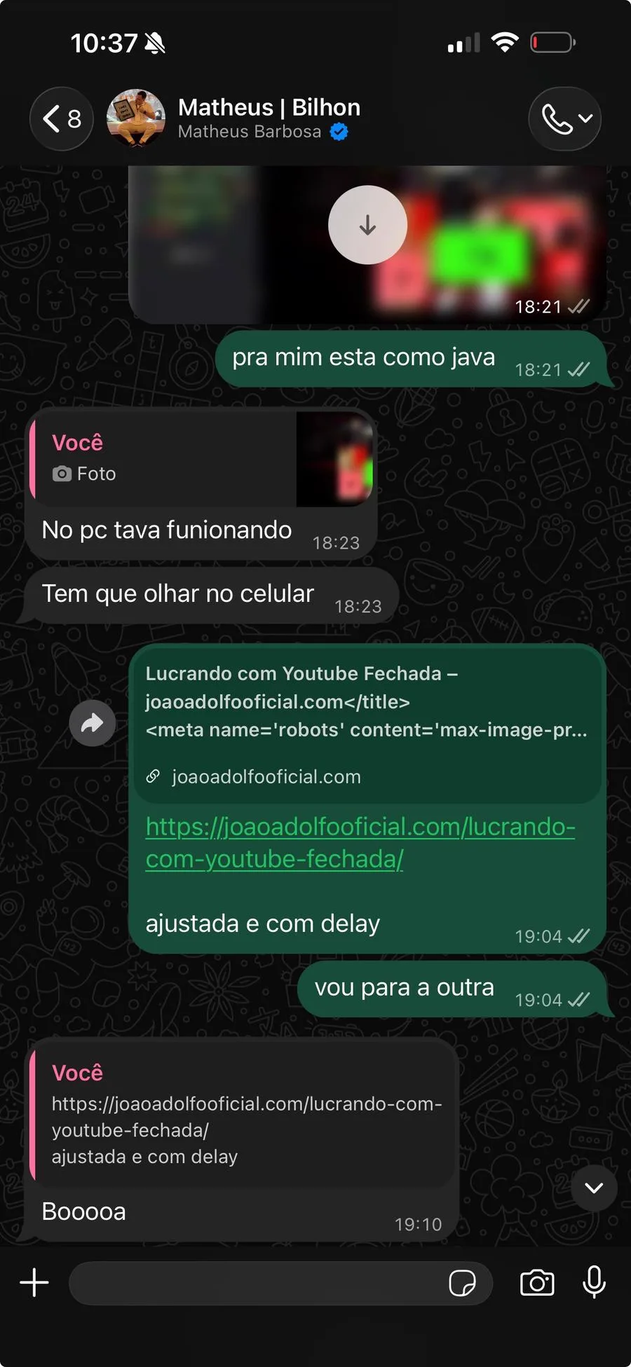 Depoimento de cliente